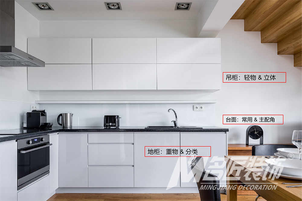 佛山厨房室内装修设计规划，让空间扩容提升厨房的收纳能力