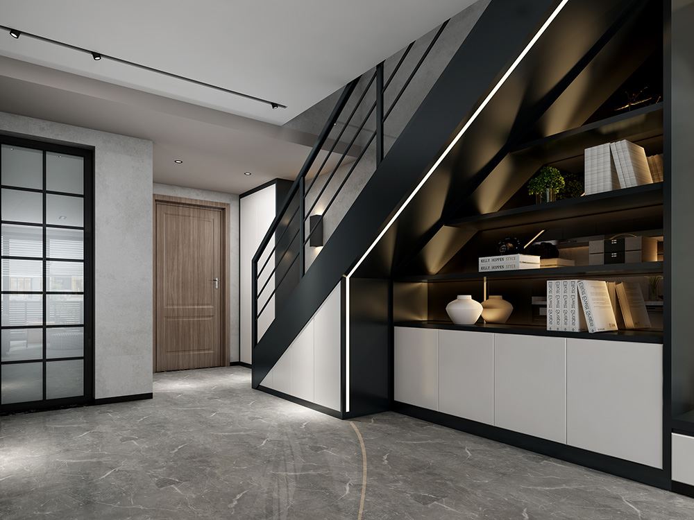 佛山室内装修兆阳O立方公寓45平米-现代简约风格室内设计家装案例